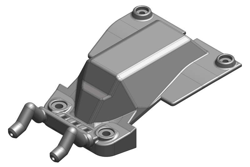 1 Set: Mammoth COR00250-029 Corally Steering Block Left//Right Composite