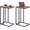 Brown, variant on GALAXHERO C Shaped End Tables Set of 2 Side Table for Couch Small Side Table Living Room, Bedroom, Small Space, Brown