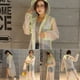 thumbnail image 5 of Chubasquero transparente Soidarity impermeable con capucha para mujer color verde METRO, 5 of 6