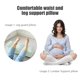 thumbnail image 5 of Almohada de apoyo para piernas de embarazo, almohada de piernas fresca para dormir, almohada de espuma de memoria ajustable en altura con funda de almohada lavable y extraíble, almohada de elevación p, 5 of 6