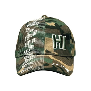 ISLAND CREW HAWAII CAP: Hi Hawaii W/ Island Logo, Camo