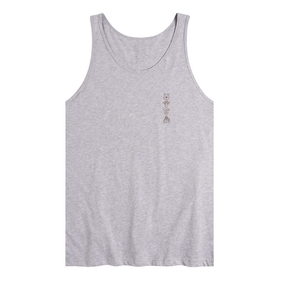 Winnie the Pooh - Tigger, Pooh Bear, Piglet, and Eeyore - Men's Jersey Tank Top