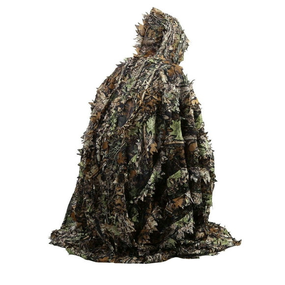 Outdoor Camouflage Clothing Poncho Hooded Drawstring Cloak Outdoor Hunting Clothes Camouflage Sport Clothes
