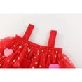 thumbnail image 6 of LIJCC Toddler Baby Girl Valentine Outfits - Sleeveless Layered Tulle Tutu Dress Suspenders Dresses 3D Plush Heart Red Pink Kids Clothes, 6 of 9