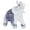 Blue and White Porcelain, variant on BOKYAN Elephant Resin Figurine Simulation Cute Animal Statue Home Decoration Ornament, Blue and White Porcelain M, 4.3 inches / 11 cm