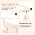 thumbnail image 4 of Silla Hamaca Colgante Highwild con Cuerda Capacidad 227 kg Beige, 4 of 8