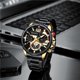 thumbnail image 3 of Reloj deportivo Curren 8395 para hombre, color dorado, acero inoxidable, 3 of 5