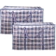 thumbnail image 1 of de 2 Bolsa de Almacenamiento, Bolsa de Almacenamiento de Ropa de Gran Capacidad Bolsas de Mudanza con Cremallera para Lavandería, Mudanzas, Compras Azul, 70cm*50cm*25cm, 1 of 7