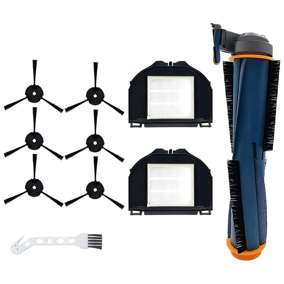 Aorsher 10-Pack Replacement Parts Kit for Shark RV2310 Matrix Robot Vacuum, Includes 1 Brush Roller, 2 HEPA Filters, 6 Side Brushes, 1 Cleaning Tool, Not for AV2310AE/RV2310AE