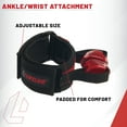 thumbnail image 2 of Lifeline Fitness Ankle and Wrist Attachments for Exercise Resistance Cables to Isolate and Target Muscle Groups, 2 of 5