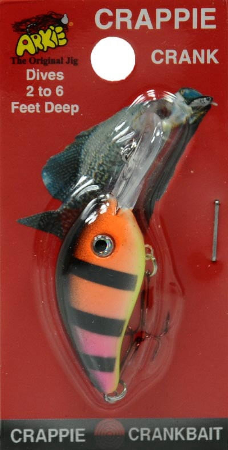 Arkie Crankbait 220 Series Crappie, Striped Wild Thang, CD-74
