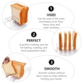 thumbnail image 3 of CHUANK 2Pcs Air Fryer Rack Stainless Steel Stand Oven Toast Holder Baking Supplies, 3 of 6