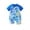 00&Blue96, variant on Lullu Newborn Boy Swimsuit Short Sleeve Rash Guard One-Piece Bathing Suit with UPF50