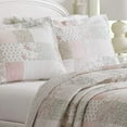thumbnail image 3 of Laura Ashley Maison Celina Patchwork Ensemble de Courtepointe en Coton Rose, Très Grand Lit, 3 of 9