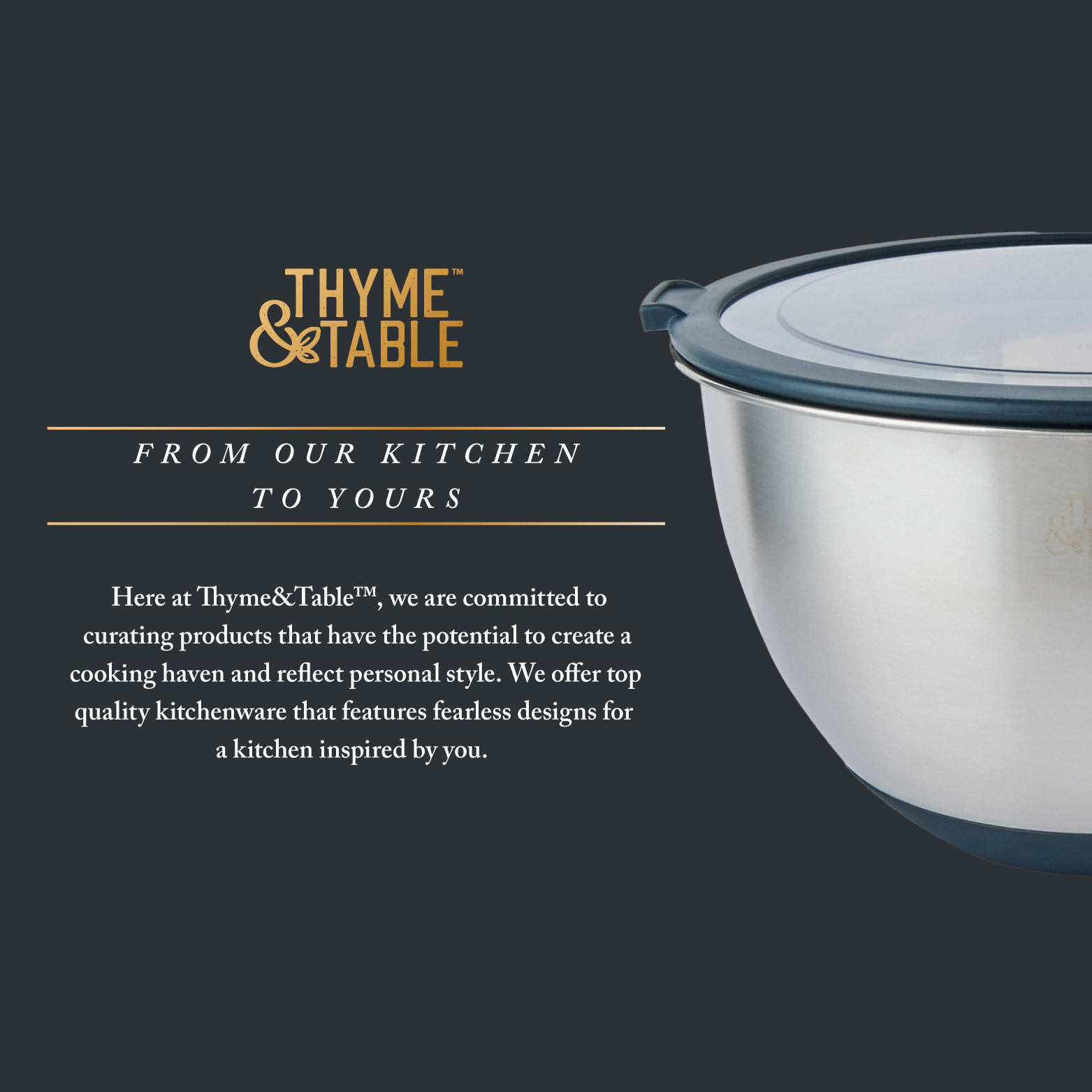 Thyme & Table 6-Piece Nesting Mixing Bowl Set with Lids photo 7