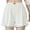 White, variant on Ohufall Women's Boyshorts Underwear Fashion Solid Color Elastic High Waist Underpants Plus Size Loose Fit Wide Leg Lounge Panties for Women