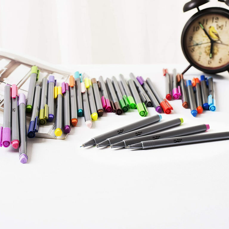 36 Pack Fineliner Color Pens Set- Fine Tip Drawing Pen for Writing