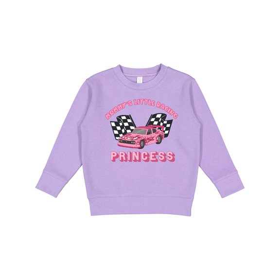 Inktastic Mommy's Racing Princess Pink Race Car Toddler Sweatshirt