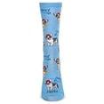 thumbnail image 2 of MeMoi Women's Merci Barkoup Bamboo Crew Socks - Womens - Female, 9-11, Light Blue, 2 of 3