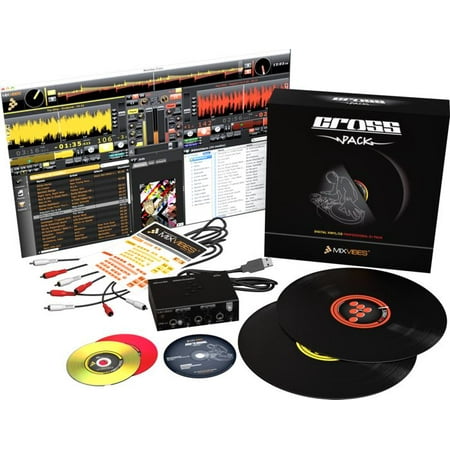 Mix Vibes Crosspack Professional Digital Vinyl System Package For Pc And Mac !
