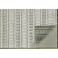 thumbnail image 2 of HomeRoots 511464 9 x 13 ft. Ivory Taupe & Tan Striped Hand Woven Rectangle Area Rug, 2 of 4