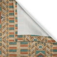 thumbnail image 4 of Ambesonne Aztec Valance Pack of 2, Tribal Bohemian Illustration, 54"X18", Apricot Orange and Teal, 4 of 5
