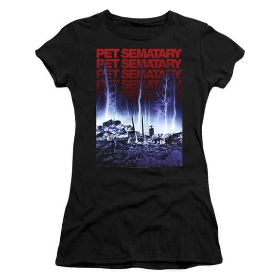 Pet Sematary Sematary Junior Women's T-Shirt Sheer Black