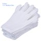 thumbnail image 2 of Guantes blancos de algodón S&DIAN, 8 pares, talla mediana 7.5, unisex, 2 of 6