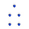 thumbnail image 1 of Collar de mujer Sonducket Colgante decorativo de diamantes de imitación Corazón Azul Rojo, 1 of 6