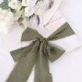 thumbnail image 6 of Efavormart 1.5" x 6 Yard - Set of 2 Eucalyptus Sage Green Chiffon Ribbon Rolls For Bouquets, Wedding Invitations & Gift Wrapping, 6 of 11