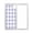 White Light Purple, variant on No Glue Heat Blocking Window Flims, Cream White Buffalo Check Window Privacy Film Frosted, Farmhouse Plaid Modern Geometric Peep-proof Door Windows Tint for Bathroom, Dormitory, 17.7 x 78.7 Inches