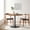 Walnut, variant on Modway Amuse 40" Round Mid-Century Modern Pedestal Dining Table in Gold White