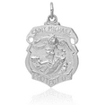 thumbnail image 5 of 925 Sterling Silver Saint Michael Medal Protects Us Patron Archangel Guardian Angel Wings Necklace Christian Religious Chain Pendant Faith Charm, 5 of 12