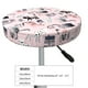 thumbnail image 4 of Balery Cat Fundas de asiento para taburete de bar redondo de tela de terciopelo ajustables que protegen de arañazos y manchas para sillas de 14 a 17 pulgadas.-14 inch, 4 of 7