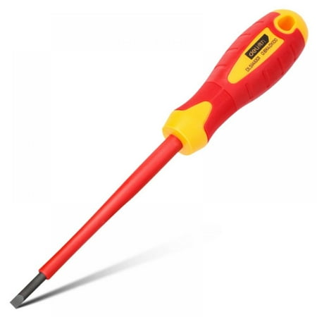 

Insulated Slotted/Phillips Screwdriver Household Hand Electrician Repair Tools Deli DL5120751/DL5141001/DL5151251/DL5161501