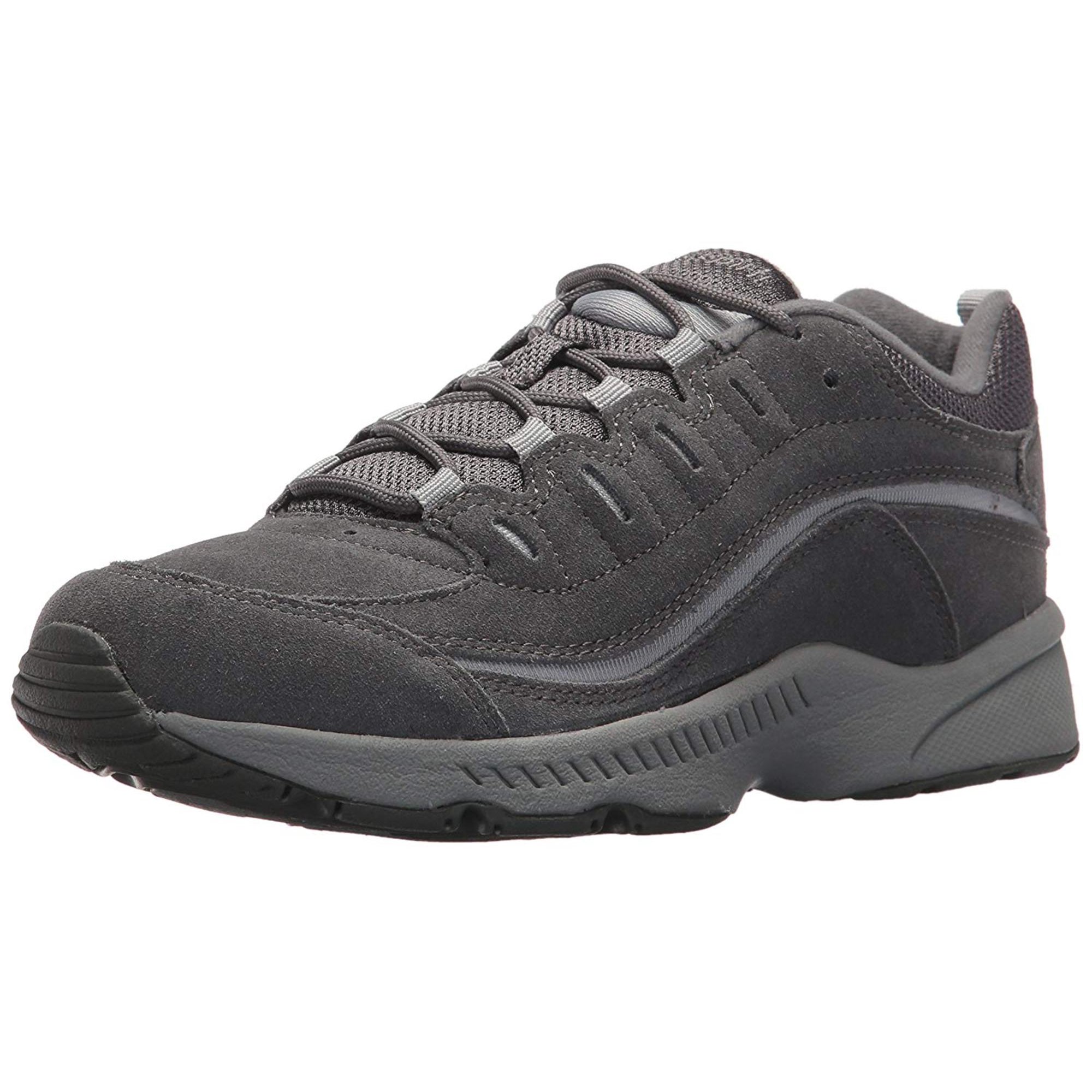 Easy Spirit Womens Romy Leather Low Top Lace Up Walking Shoes