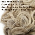 thumbnail image 3 of MY-LADY Synthetic Chignon Hairpiece Curly Bun Extensions Scrunchie Updo Hair Pieces Combs in Messy Bun Hair Piece for Women ash blonde&bleach blonde, 3 of 8