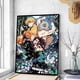 thumbnail image 3 of Póster de arte autoadhesivo de Anime Demon Slayer, calcomanía de pared elegante para sala de estar, bar, estética decorativa vintage, juego, habitación de niño, 3 of 5
