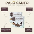 thumbnail image 6 of Palo Santo Backflow Incense Cones - 60 Cones, Six Packs of 10, Waterfall Effect, 6 of 8
