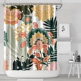 thumbnail image 2 of Waterproof Boho Style Vintage Shower Curtain 72x84 Inch Boho Style Polyester Unique Shower Curtain for Bathroom Hotel Home Decor with 12 Plastic Hooks, 2 of 5