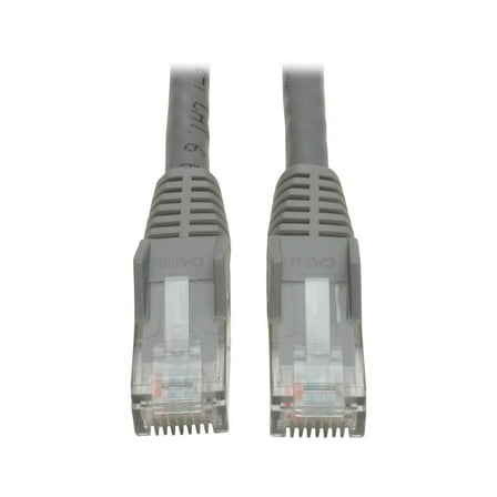 Tripp Lite 5' Cat6 RJ45/RJ45 Snagless Molded Patch Cable Gray N201-005-GY