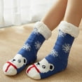 thumbnail image 6 of Yuanlong Womens Socks Christmas Ladies Cute Printed Thicker- Floor Socks Winter Indoor Wear Soft Comfy Carpet Socks, 6 of 7
