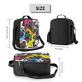 thumbnail image 2 of Fotbe Colorful Pug Lonchera Bolsa de Almuerzo para Hombres y Mujeres, Lonchera de Gran Capacidad, Bolsa de Almuerzo Reutilizable, Bolsa Térmica Aislante, 2 of 7