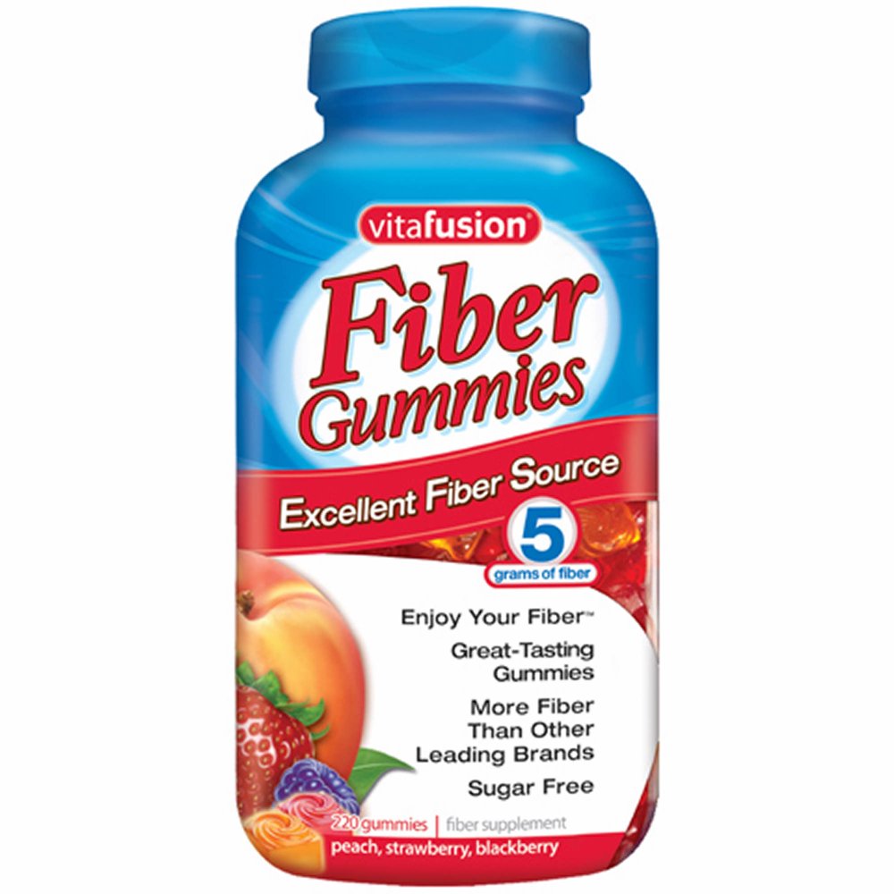 Vitafusion Fiber Well, SugarFree Gummies, Natural Flavor, 220 Ct