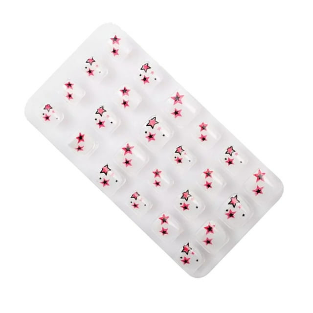 Minnieouse 1 juego de envolturas navideñas para uñas Dibujos animados Niños adorables Kit de manicura Regalos Pinceles de maquillaje y herramientas PNT-16-01 Minnieouse CE011465-01