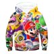 thumbnail image 1 of Niños Niños Niñas Super Mario Impreso Sudadera Con Capucha De Manga Larga Sudadera Con Capucha Jersey Casual Deportes Tops Regalo, 1 of 2