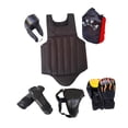 thumbnail image 4 of Set de equipo Sanda con guantes de boxeo para entrenamiento deportivo, taekwondo y artes marciales. Negro M, 4 of 9