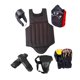thumbnail image 4 of Set de equipo Sanda con guantes de boxeo para entrenamiento deportivo, taekwondo y artes marciales. Negro M, 4 of 9