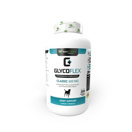 UPC: 0026664155139 | VetriScience GlycoFlex Classic Hip & Joint Support Supplement for Dogs 600 mg 300 Capsules