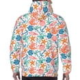 thumbnail image 7 of Wukai Sea Creatures Print Men Hoodies Fleece Sweatshirts Long Sleeve Sweaters Pullover Fall Outfits Winter Clothes-X-Large, 7 of 7